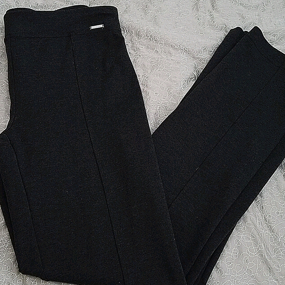 Calvin Klein Gray Stretch Pull-On Pant Size Small